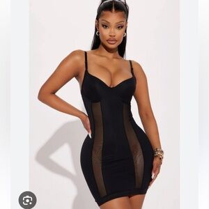 FASHION NOVIA GABRIEL MESH MINI BODYCON DRESS DATE NIGHT SEXY NIGHT OUT DRESS